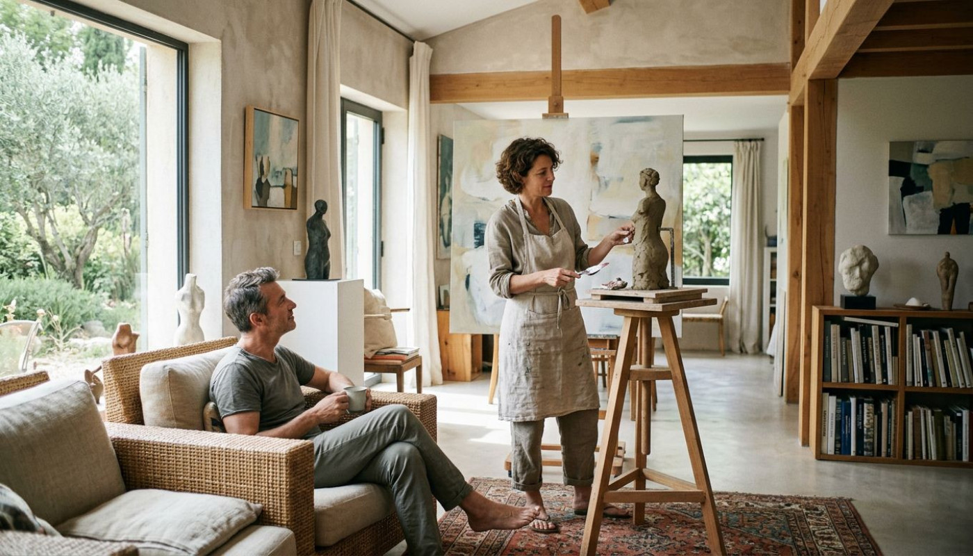 Sculpteurs et peintres : comment leurs œuvres redéfinissent notre rapport à l’habitat